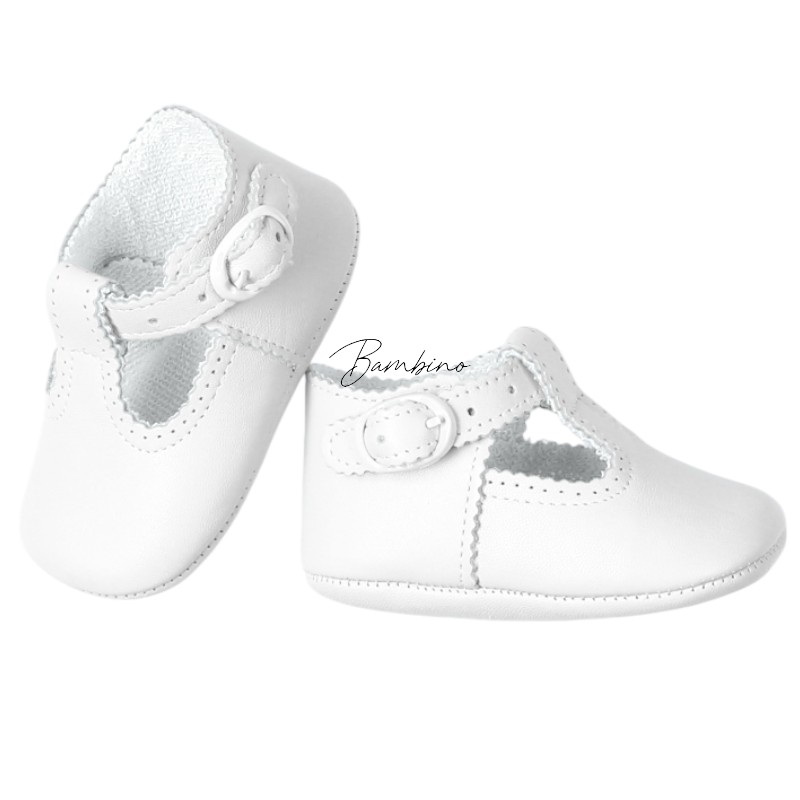 mac illusion white leather soft sole shoes