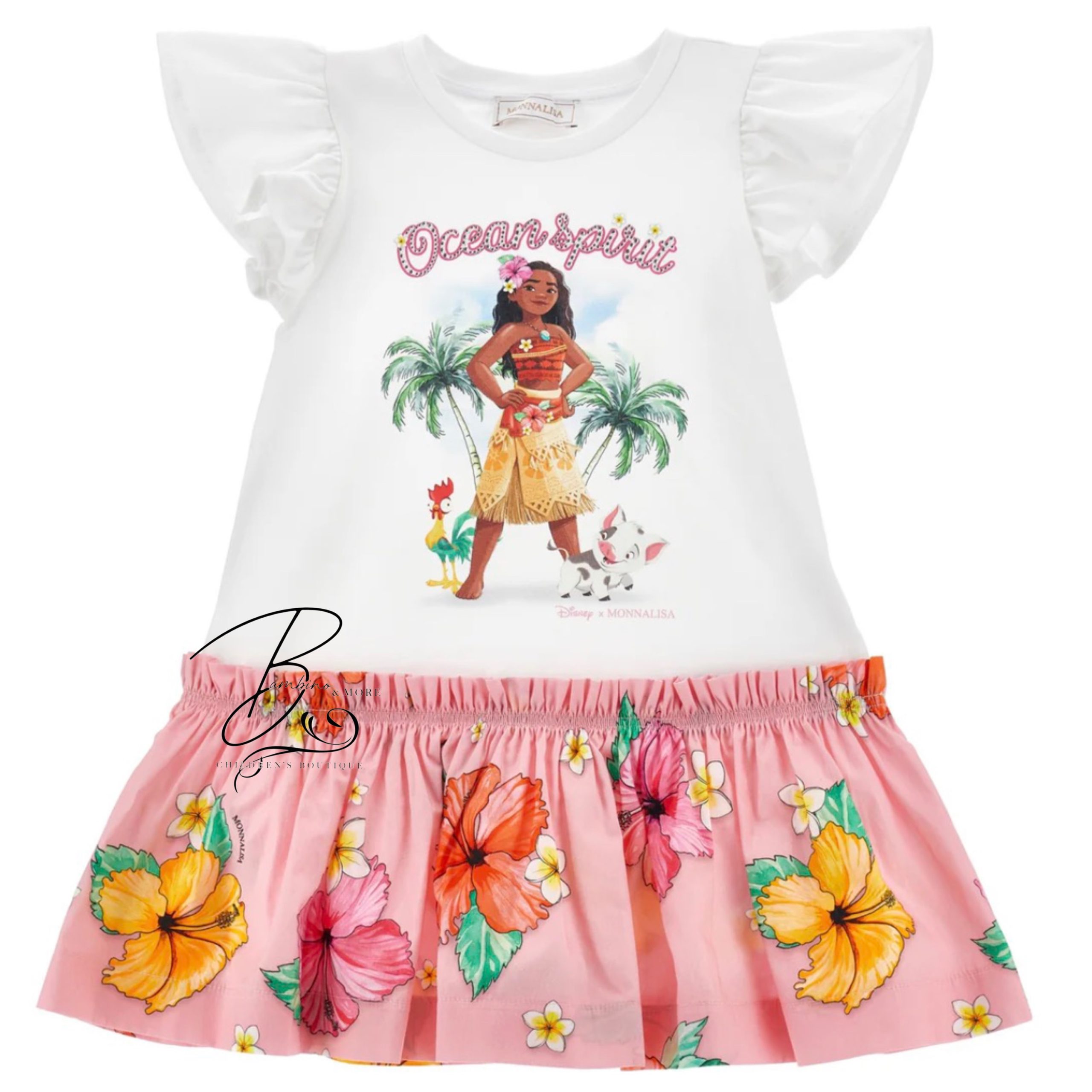 monnalisa girls moana dress