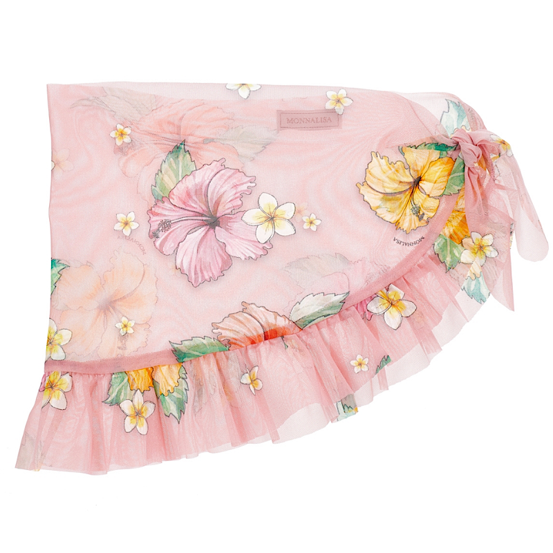 monnalisa girls floral skirt wrap