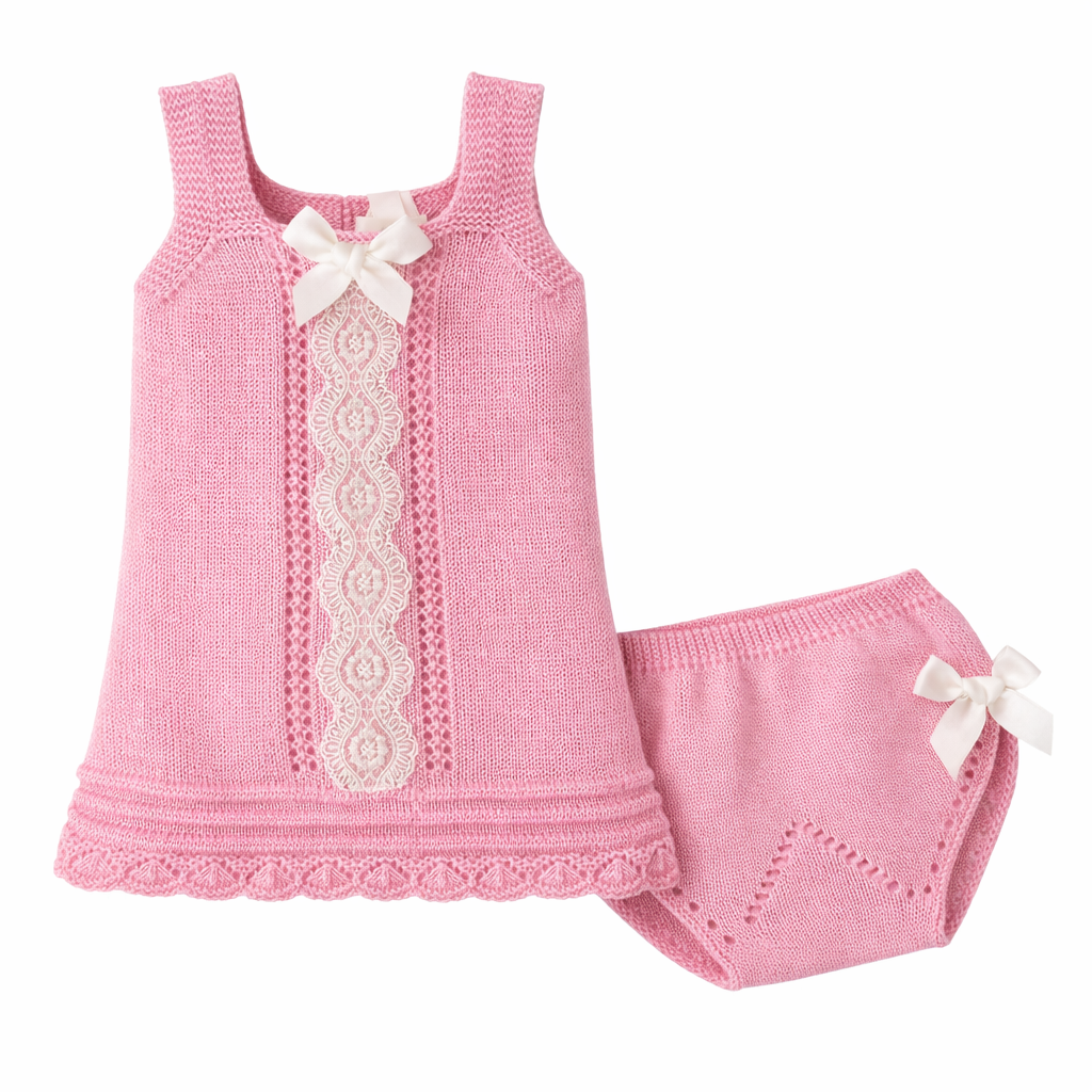 mac ilusion candy pink vest and panties