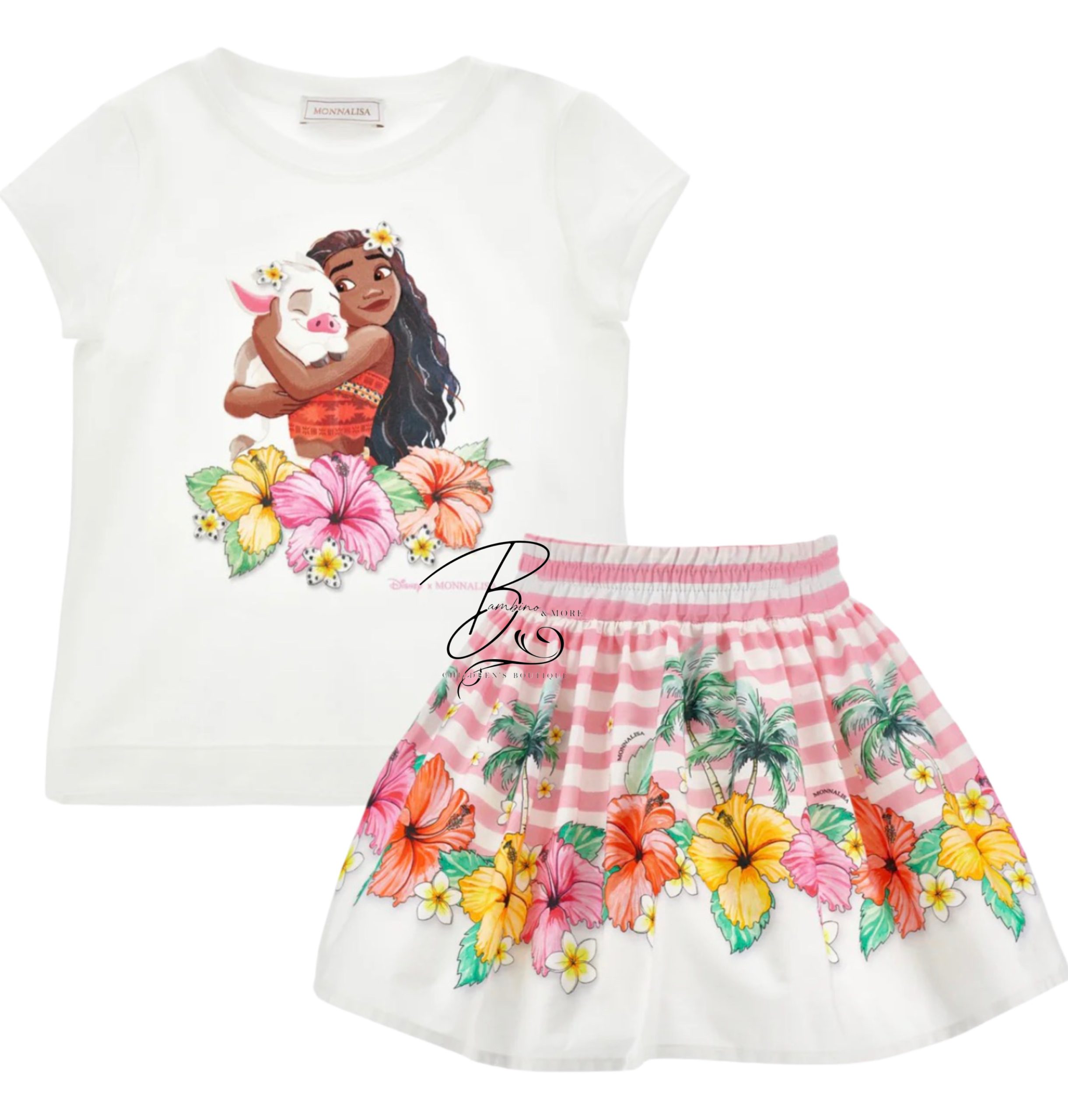 monnalisa moana skirt set