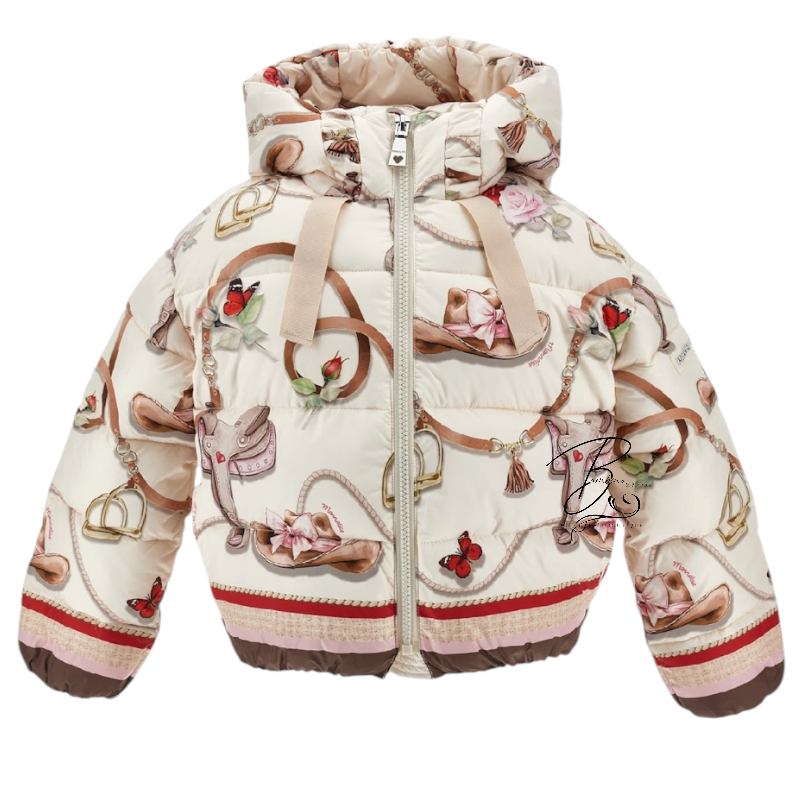 monnalisa girls rodeo padded coat