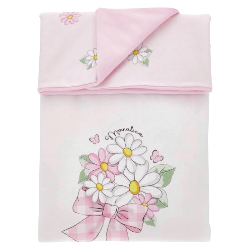 Monnalisa Baby Girls Flower Blanket